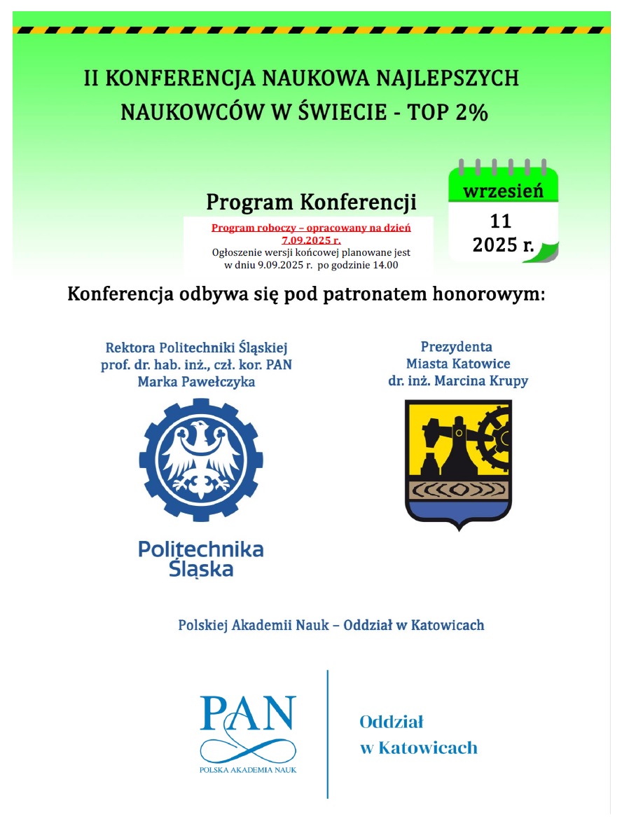 II Konferencja Naukowa Najlepszych Naukowców w świecie top 2